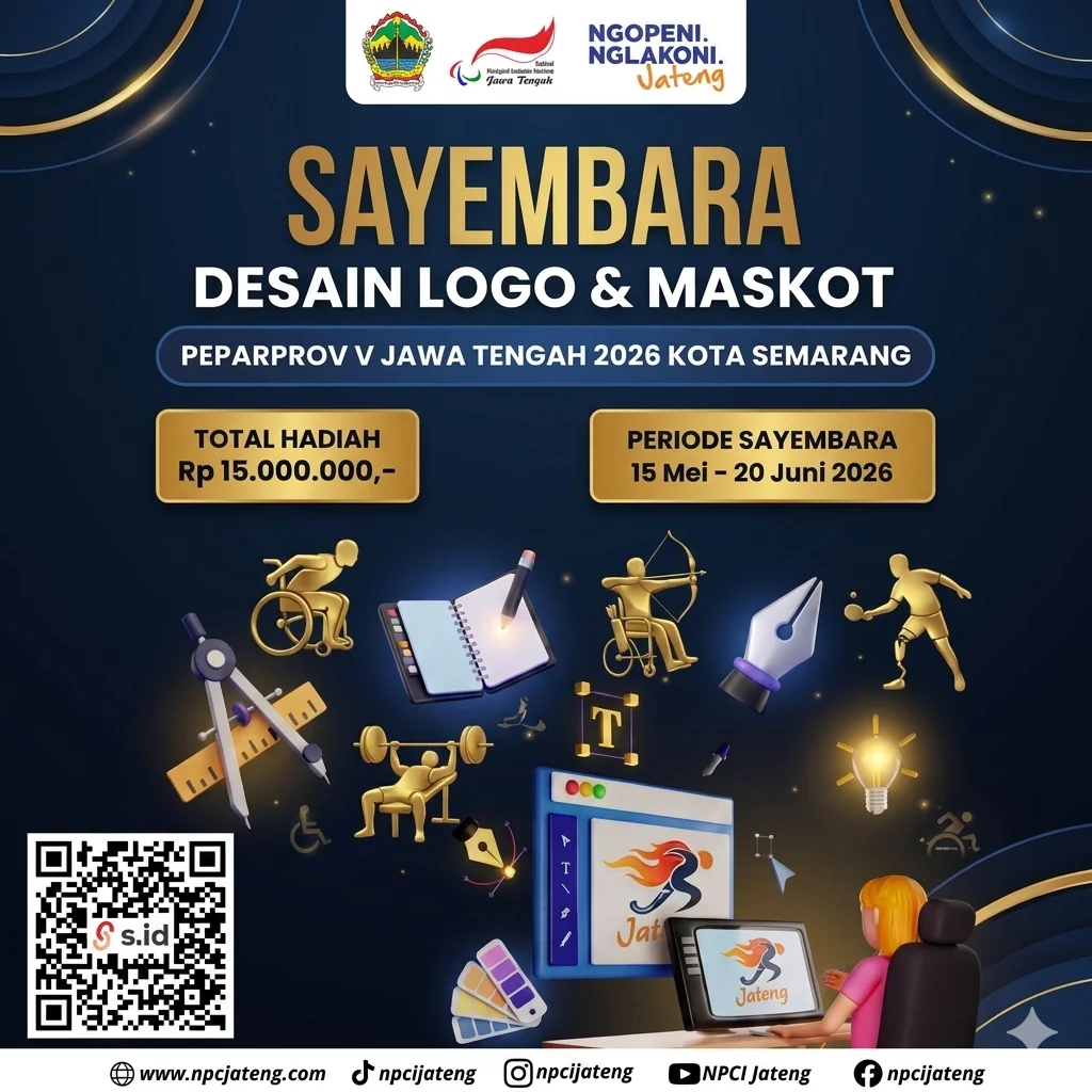 NPCI Jateng Gelar Sayembara Desain Logo dan Maskot PEPARPROV V 2026 Kota Semarang